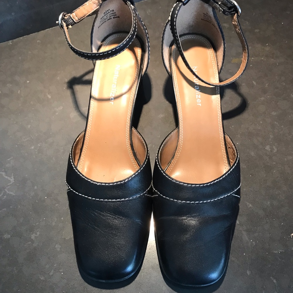 Naturalizer stacked heels